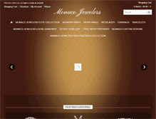 Tablet Screenshot of monacojewelers.com
